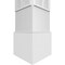 Ekena Millwork Craftsman Classic Square Non-Tapered Kinsman Fretwork Column w/ Standard Capital & Standard Base CC0810ENKNSCSCS - alternate 3